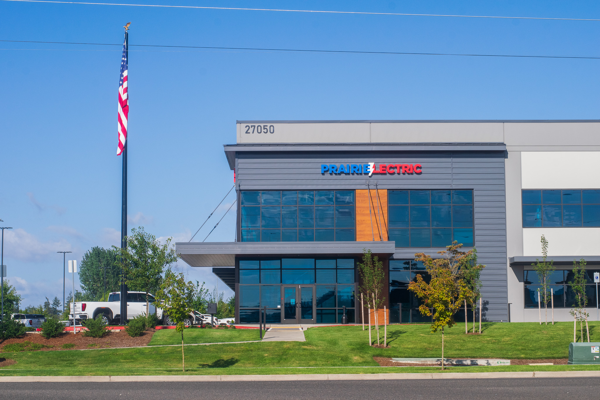 Prairie Electric headquarters located in Ridgefield, WA.