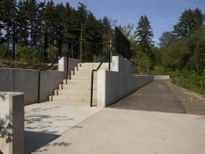 THPRD, park, stairs, trail, site development, construction administration